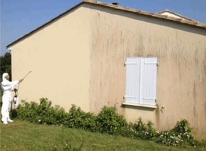 Nettoyage et ravalement de façade à Beauvais, résultat avant et après