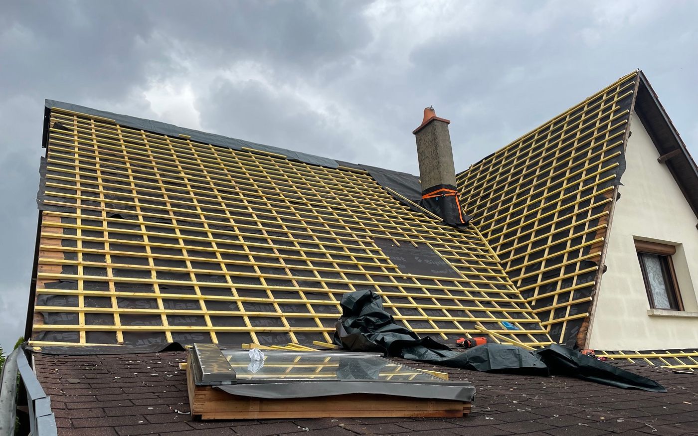 Couvreur travaux avant à Luchy