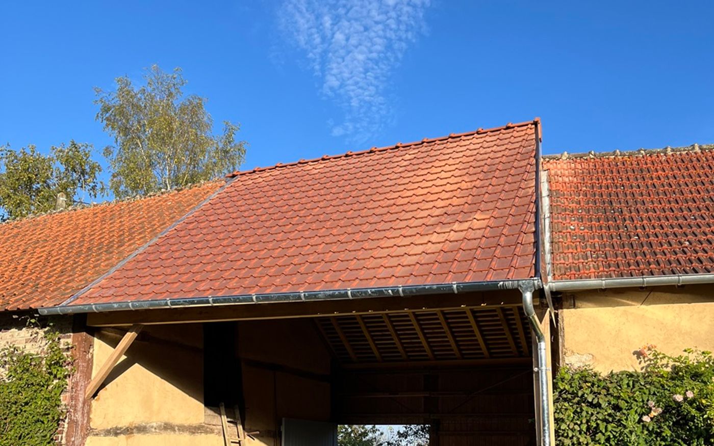 Réparation toiture après travaux à Gisors