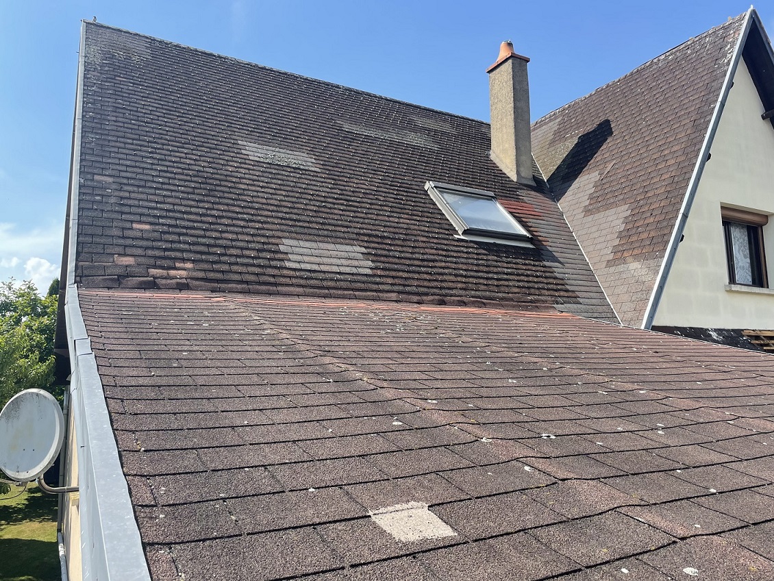 Remplacement shingles tuiles terre cuite meru 60110