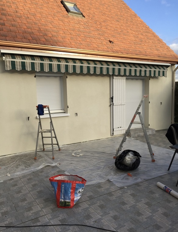 Coloration tuiles et ravalement de facade beauvais 60000